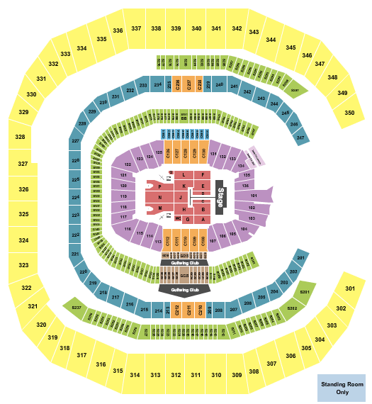 Mercedes-Benz Stadium Jelly Roll Seating Chart